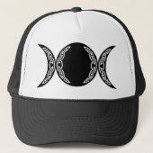 Triple Goddess Moon Symbol Trucker Pet (Voorkant)