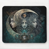 Triple Goddess Mousepad Muismat (Voorkant)