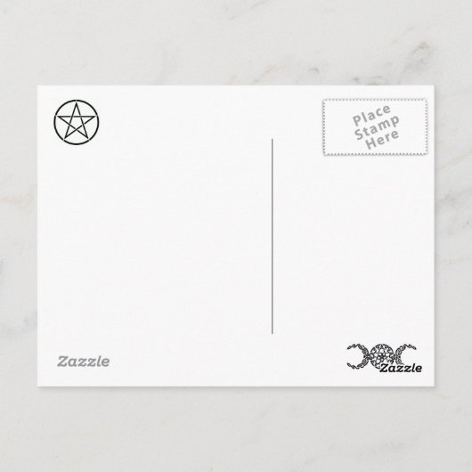 Triple Goddess Post Card Briefkaart (Achterkant)