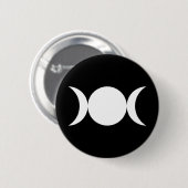 Triple Goddess Ronde Button 5,7 Cm (Voorkant /achterkant)