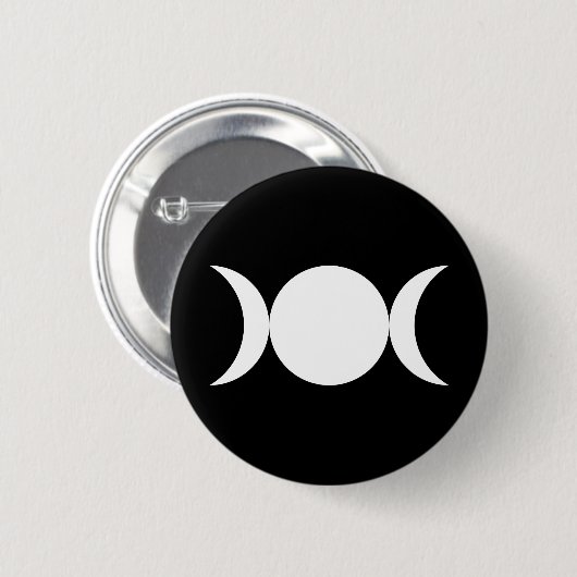 Triple Goddess Ronde Button 5,7 Cm (Voorkant /achterkant)