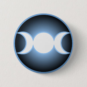 Triple Goddess Ronde Button 5,7 Cm