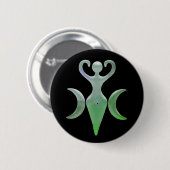 Triple Goddess Ronde Button 5,7 Cm (Voorkant /achterkant)