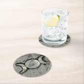 Triple Goddess Ronde Kartonnen Onderzetter (Insitu)