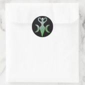 Triple Goddess Ronde Sticker (Tas)