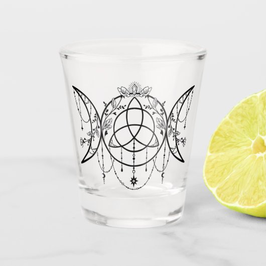 Triple Goddess Shot Glass Glas (Voorkant)