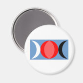 Triple Goddess-symbool Magneet (Voorkant / Achterkant)