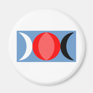Triple Goddess-symbool Magneet