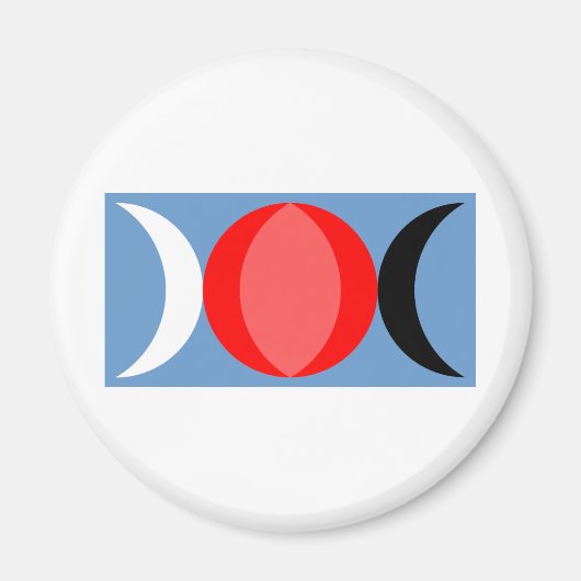 Triple Goddess-symbool Magneet (Voorkant)