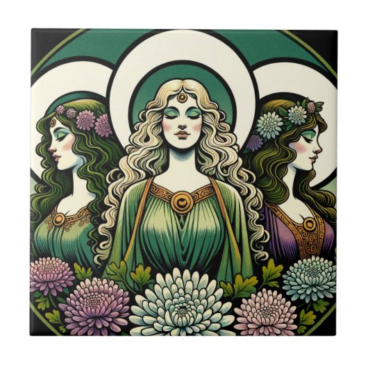 Triple Goddess Tegeltje (Voorkant)