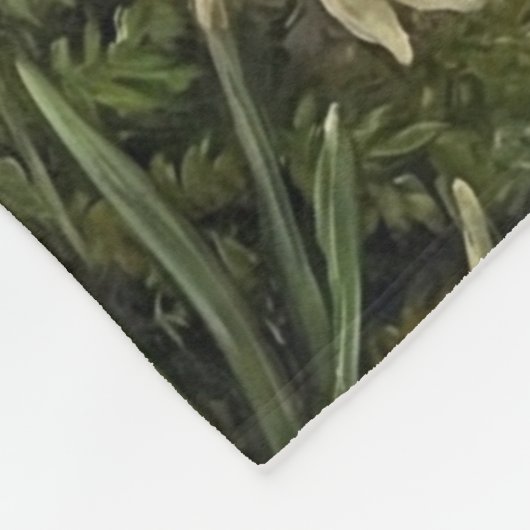 Triple Goddess Winter to Spring Imbolc Fantasy Art Fleece Deken (Hoek)