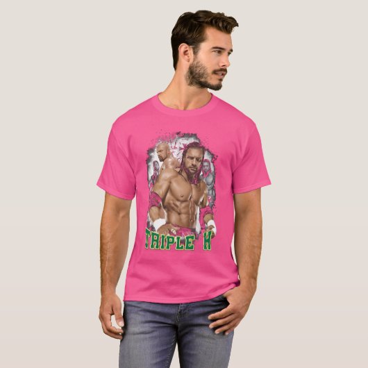 Triple H Retro  T-shirt (Voorkant volledig)