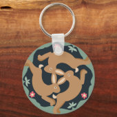 Triple Hare Sleutelhanger (Voorkant)
