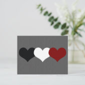 Triple Heart Briefkaart (Staand voorkant)