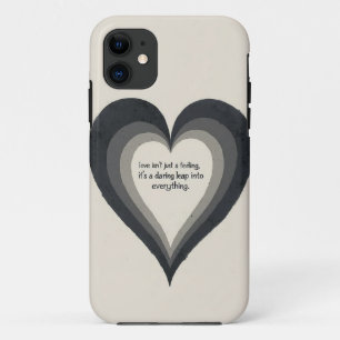 Triple Heart Layers - Vetgedrukte liefdesverklarin Case-Mate iPhone Case