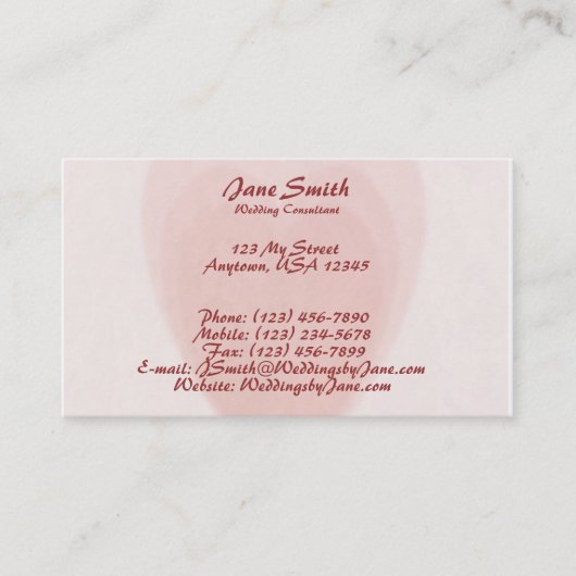 Triple Heart Visitekaartje (Voorkant)