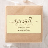 Triple Hearts en Crown Business Return Etiket (Insitu)