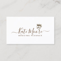 Triple Hearts en Crown Script Wedding Planner
