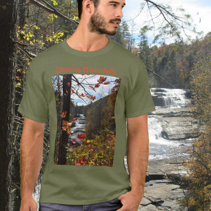Triple Herfsten Blue Ridge Mountains T-shirt