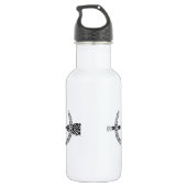 Triple Hoefijzer w Crop Sport Bottle Waterfles (Achterkant)