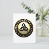 Triple Horn van Odin Briefkaart (Staand voorkant)