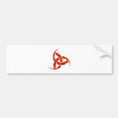 Triple Horn van Odin Bumpersticker (Voorkant)