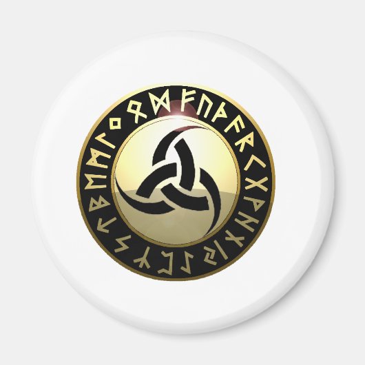 Triple Horn van Odin Magneet (Voorkant)