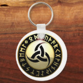 Triple Horn van Odin Sleutelhanger (Voorkant)