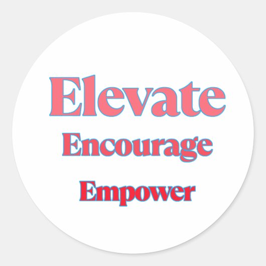 Triple Impact Ronde Sticker (Voorkant)