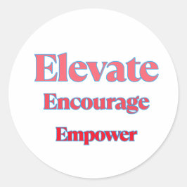 Triple Impact Ronde Sticker