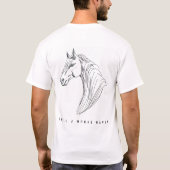 triple j Christmas het paard shirt (Achterkant)