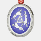 Triple Jackalope Ornament (Links)