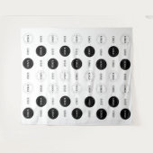 Triple Logo Business Company Photo Booth Backdrop Wandkleed (Voorkant (horizontaal))