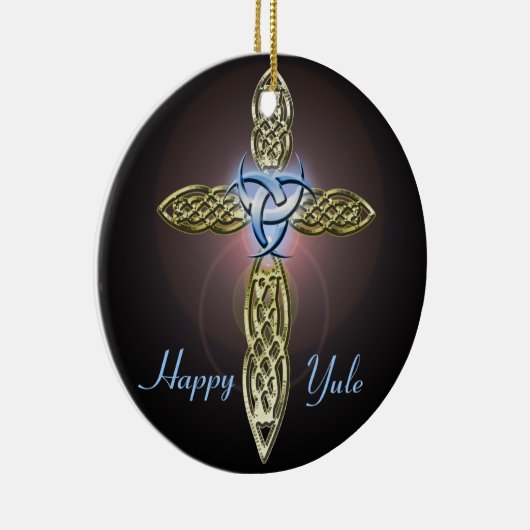Triple Lunar Celtic Cross Tree Ornament Cirkel (Rechts)