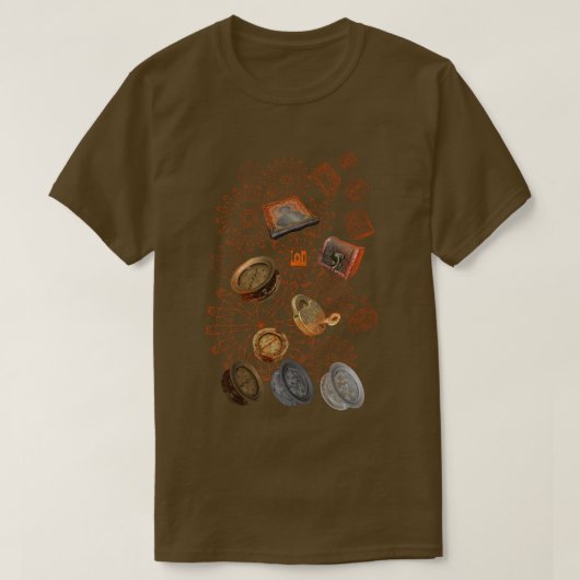 Triple Mesh 3D Scaned Steampunk Stuff One Side T-shirt (Design voorkant)