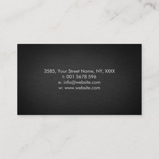 Triple Moeddess met trison en de boom van het leve Visitekaartje (Achterkant)