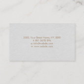 Triple Moeddess met trison en de boom van het leve Visitekaartje (Achterkant)