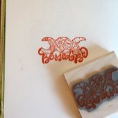 Triple Moon Bloom "Blessed Be" Rubberstempel
