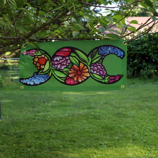 Triple Moon Bloom "Blessed Be" Spandoek