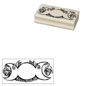 Triple Moon Bloom pagan wiccan symbool Rubberstempel (Gestempeld)