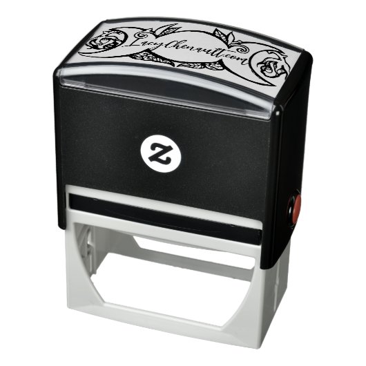 Triple Moon Bloom pagan wiccan symbool Zelfinktende Stempel (Product)