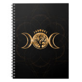 Triple Moon - Boom van het leven Notitieboek (Voorkant)