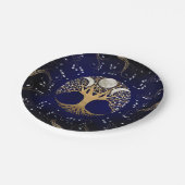 Triple Moon - Boom van het leven Papieren Bordje (Gekanteld)