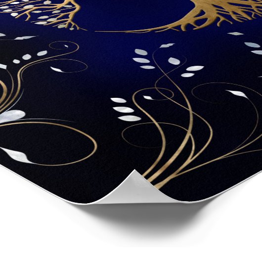 Triple Moon - Boom van het leven Poster (Hoek)