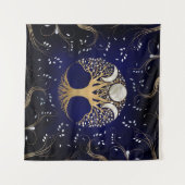 Triple Moon - Boom van het leven Wandkleed (Voorkant (horizontaal))