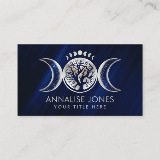 Triple Moon - Boom van Ornament Visitekaartje van  (Voorkant)