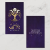 Triple Moon - Boom van Ornament Visitekaartje van  (Voorkant / Achterkant)