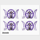 Triple Moon Elf Rechthoekige Sticker (Vel)