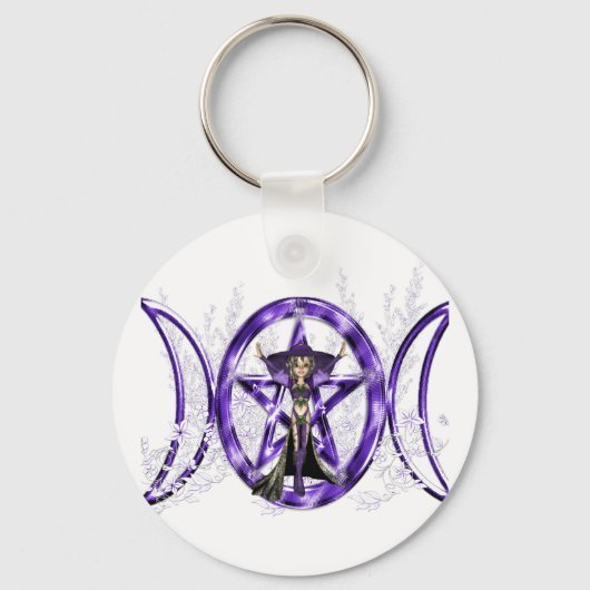 Triple Moon Elf Sleutelhanger (Voorkant)