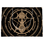 Triple Moon - Goddess - Black en Gold Groot Cadeauzakje (Voorkant)